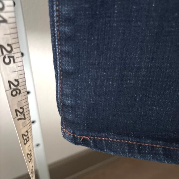 Polished Casual NYDJ Jeans Size 14 Lift Tuck Shaping Dark Wash Slim Straight Leg - Picture 10 of 12